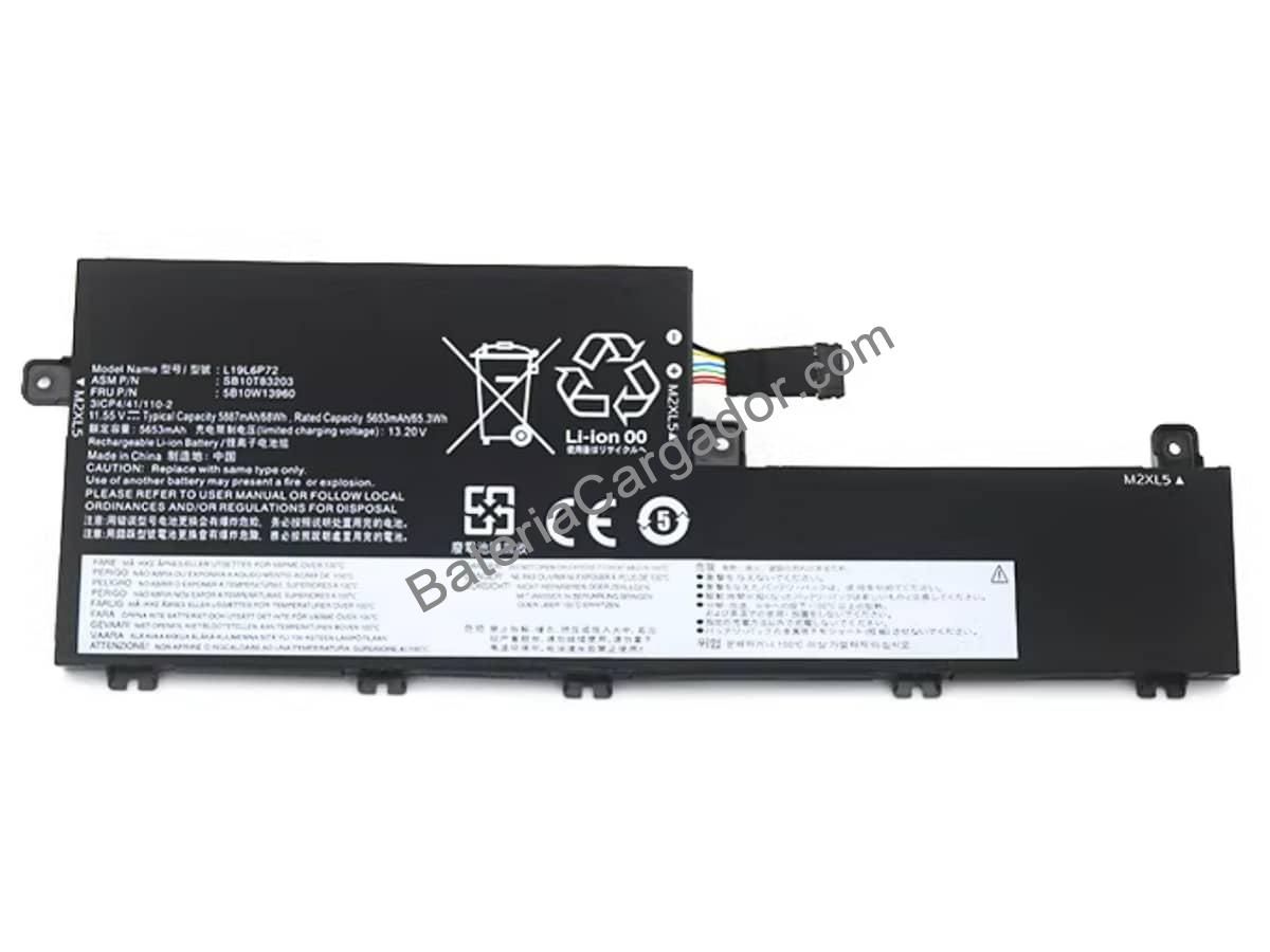 Baterias para LENOVO L19C6P72