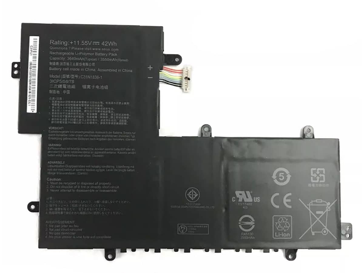 kompatibel mit ASUS C31N1836-1