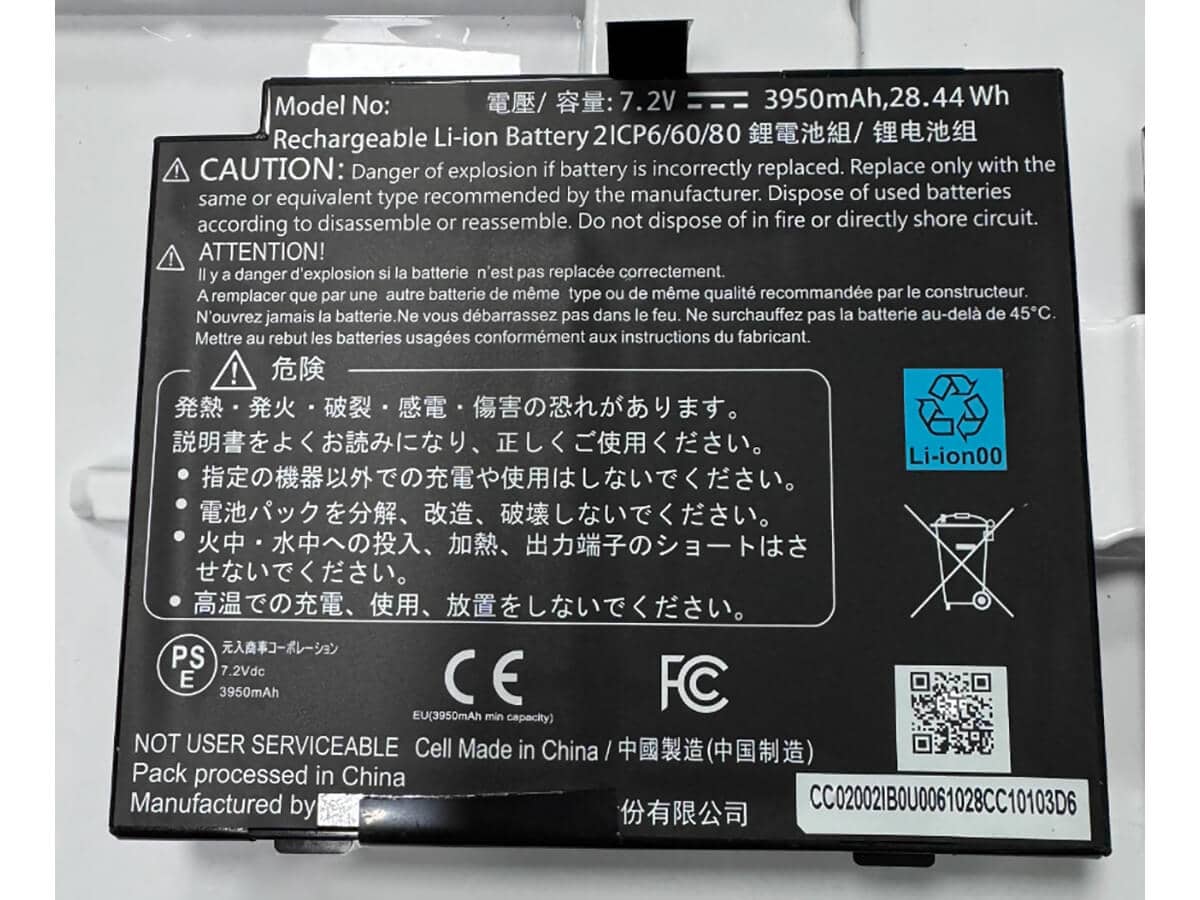 kompatibel mit GETAC CAX00(2ICP6/60/80)